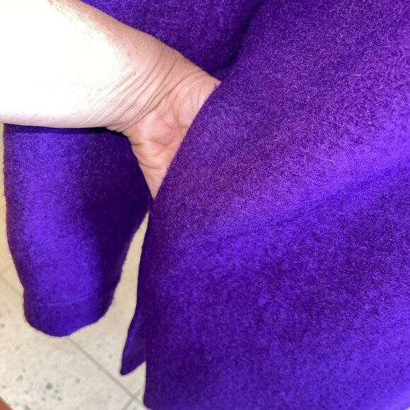 Parisienne Et Alors Womens Shacket Jacket Size 38 Purple Pockets Casual - Picture 5 of 8